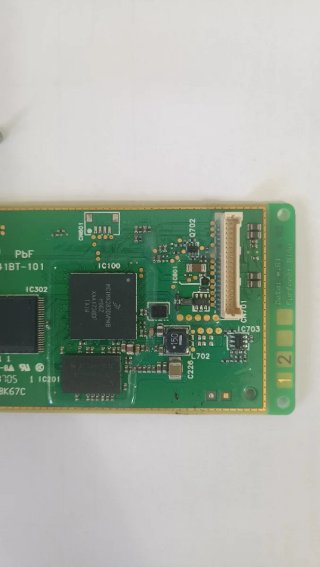 Placa de control Thermomix TM5 (Bimby) programada.