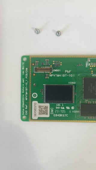 Placa de control Thermomix TM5 (Bimby) programada.