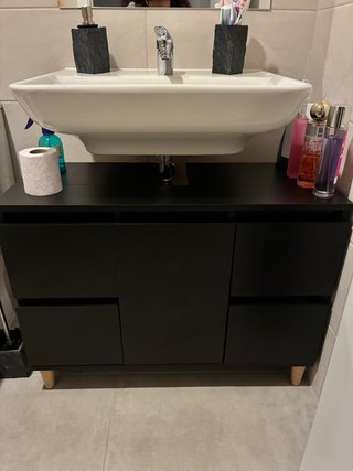 Mueble de baño negro