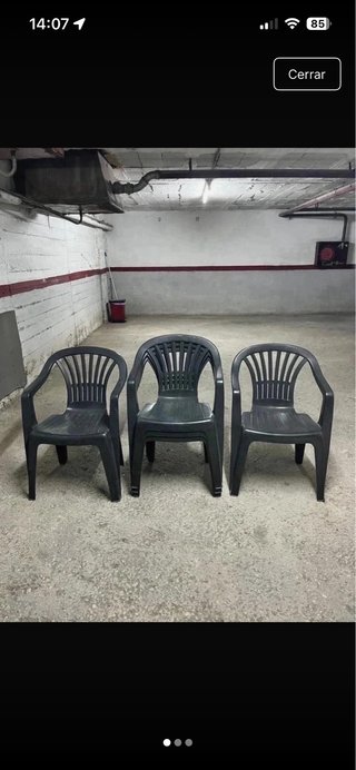 Sillas de plástico apilables
