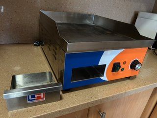 Plancha cocina industrial