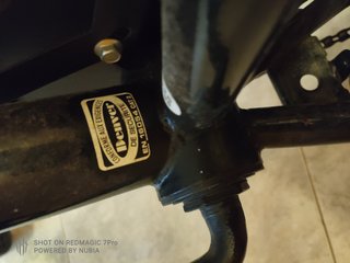 Bicicleta BMX Negra