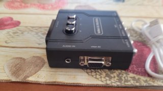 Conversor SCART/VGA a YPBPR con USB-C