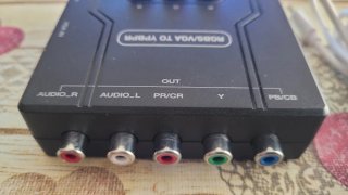 Conversor SCART/VGA a YPBPR con USB-C