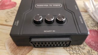 Conversor SCART/VGA a YPBPR con USB-C