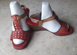 Sandalias Hispanitas mujer rojas