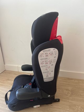 Silla de coche negra