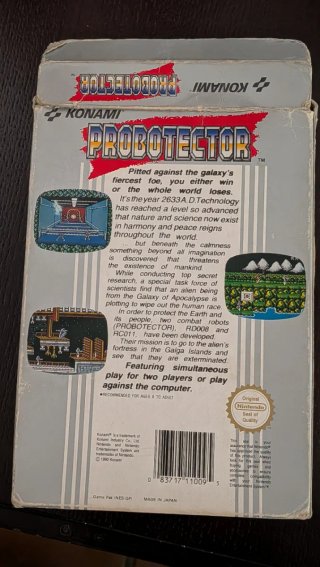 Probotector Juego NES Konami
