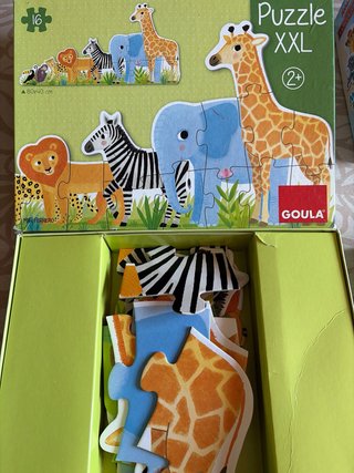 Lote de 4 Puzzles +2 años Clementoni y Goula