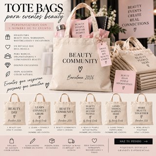 Borse Tote per eventi Beauty | Personalizzate