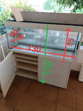 REGALO acuario grande con mueble.