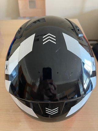Casco moto HJC Rojo y Negro. Talla S 56