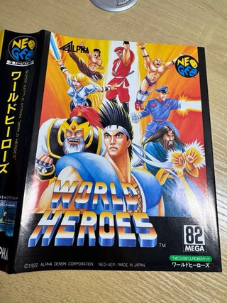 World Heroes 1 SNK Neo Geo AES NeoGeo NG Jap WH1.1
