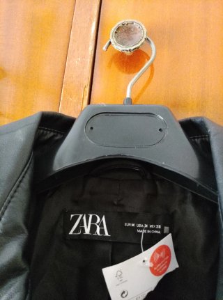Chaqueta Zara Negra Mujer Sin Estrenar