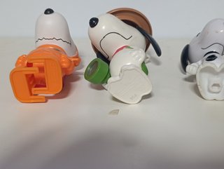 Lote 3 Figuras Snoopy McDonald's