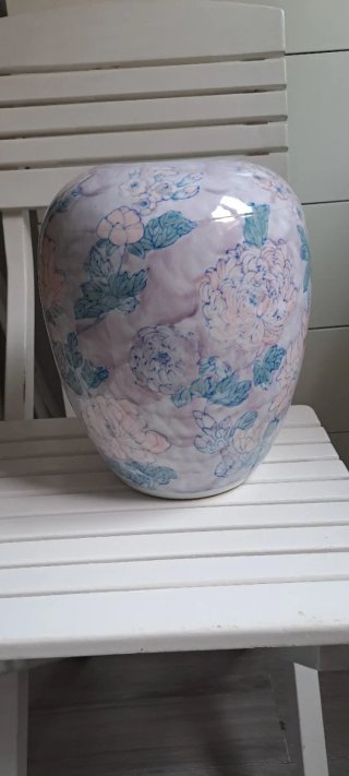 Jarrón de porcelana china Dinastía Ming