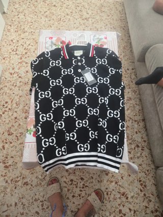 Camiseta Gucci GG Negra y Blanca