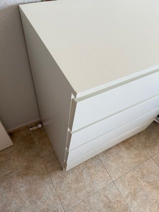 Cómoda IKEA 4 cajones blanca