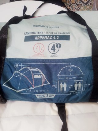 Tienda de campaña Decathlon Arpenaz 4.2