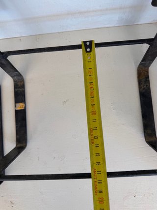 Soporte Hierro Forjado Macetas Negro