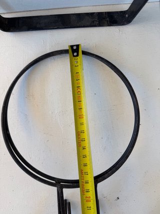 Soporte Hierro Forjado Macetas Negro