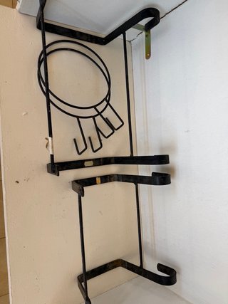 Soporte Hierro Forjado Macetas Negro