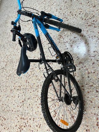 Bicicleta Montaña Rueda 24 Azul/Negra