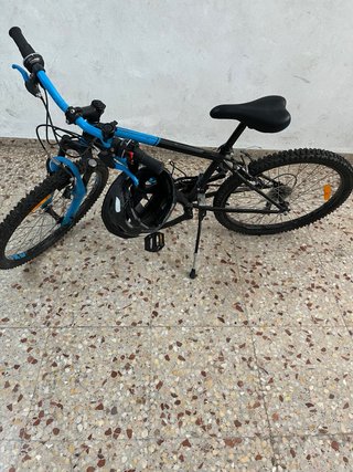 Bicicleta Montaña Rueda 24 Azul/Negra