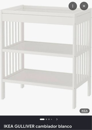 Cambiador Ikea Gulliver Blanco