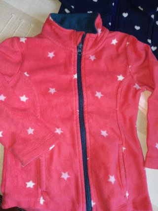 3 Felpe in pile bambina 4-5 anni