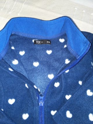 3 Felpe in pile bambina 4-5 anni