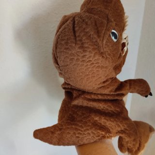 Marioneta Dinosaurio Marrón
