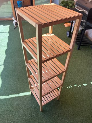 Estantería de madera 5 baldas