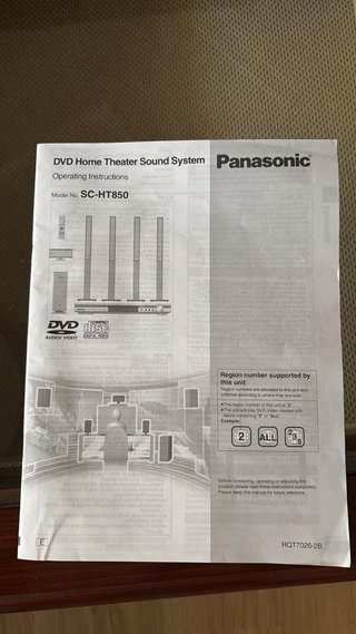 Home cinema 5.1 Panasonic SC-HT 850