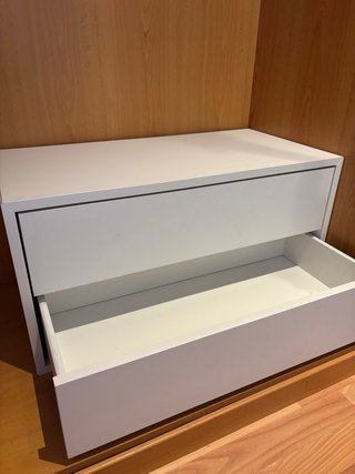 Cajonera IKEA Blanca 2 Cajones