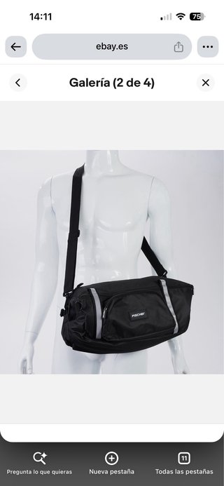 Alforja Fischer Bicicleta 8,5L Negra