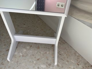 Espejo Joyero Blanco Madera y Cristal