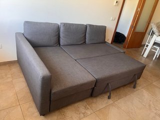 Sofá Cama Gris Oscuro IKEA