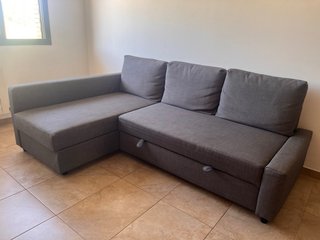 Sofá Cama Gris Oscuro IKEA
