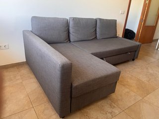 Sofá Cama Gris Oscuro IKEA