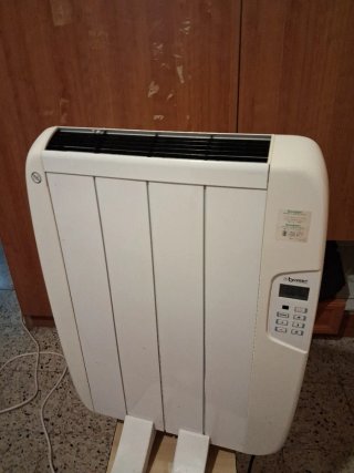 Calentador portátil Basic beige/blanco