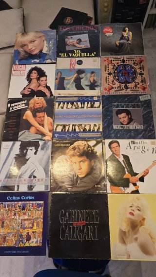Lote de vinilos variados