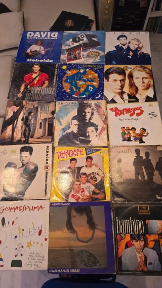 Lote de vinilos variados