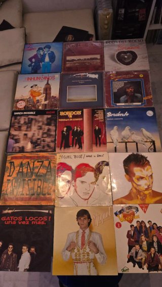 Lote de vinilos variados