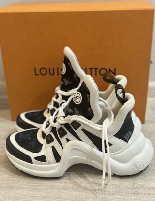 Zapatillas Louis Vuitton para mujer, talla 38