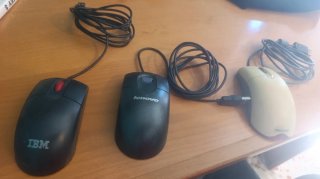 Lote 3 Ratones IBM, Lenovo, Microsoft Cada uno 4€