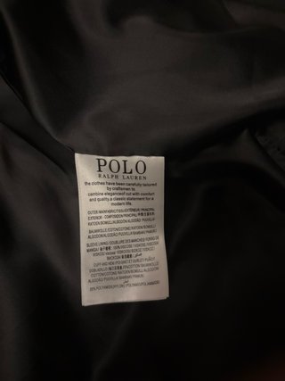 Chaqueta Polo Ralph Lauren Negra Talla S