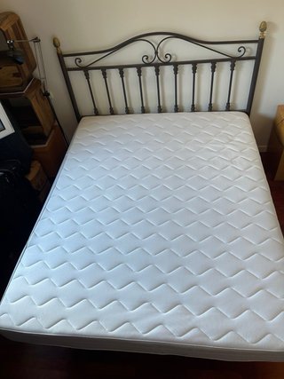 Cama Matrimonio Completa: Cabecero, Colchón y Somi