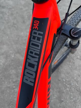 Bicicleta Rockrider 340 Naranja 26 pulgadas