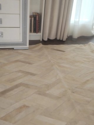 Bajo precio. Alfombra Piel Zara Home Diseño patchw